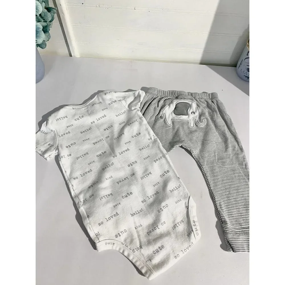 Carter's Onesie & Pant Elephant Se